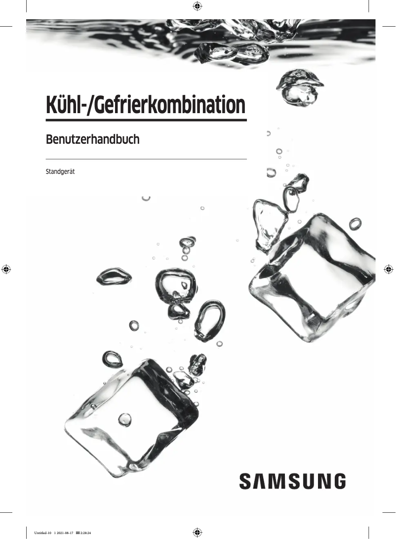 Page 1 de la notice Manuel utilisateur Samsung RF23R62E3B1