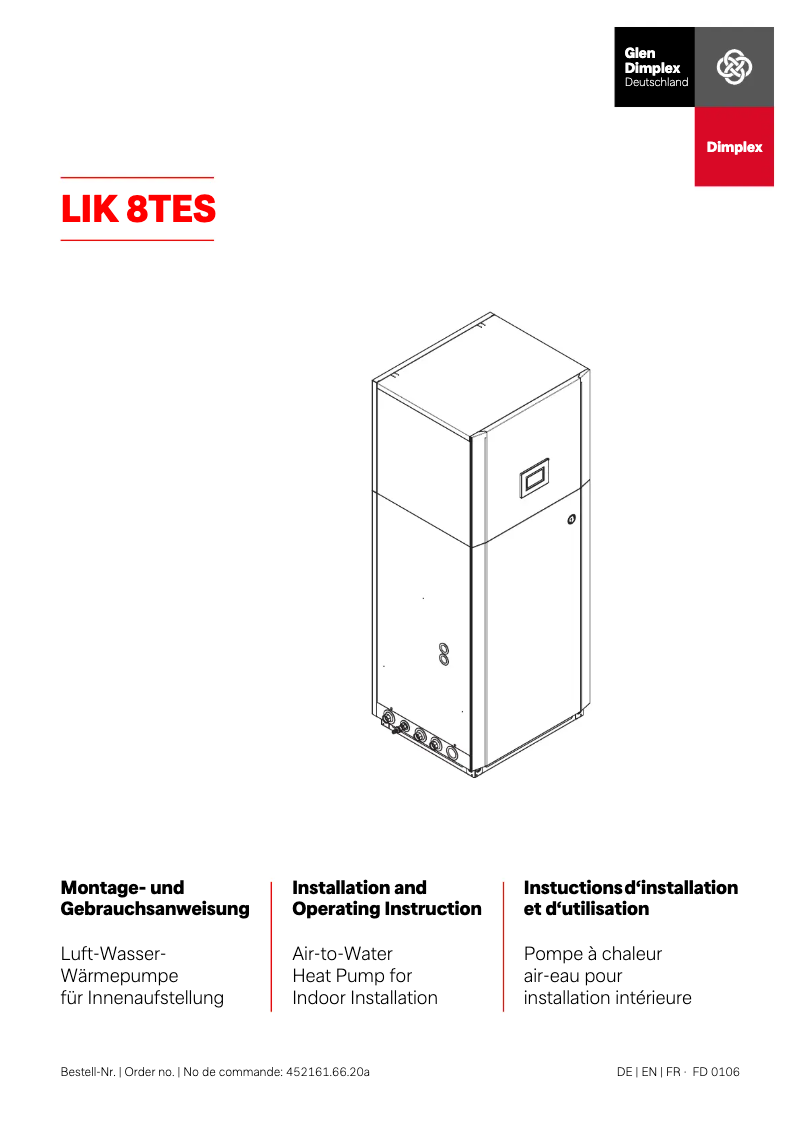 Image de la première page du manuel de l'appareil LIK 8TES