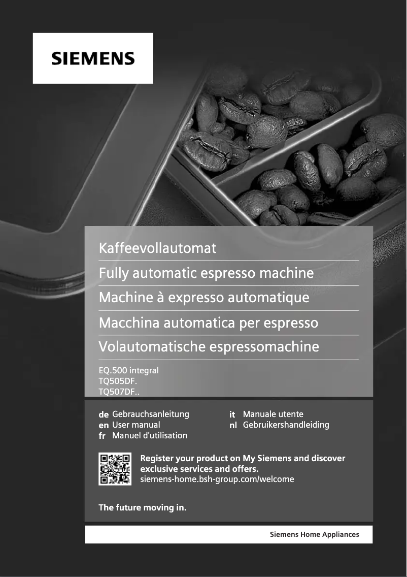 Imagen de la primera página del manual del dispositivo TQ507DF03