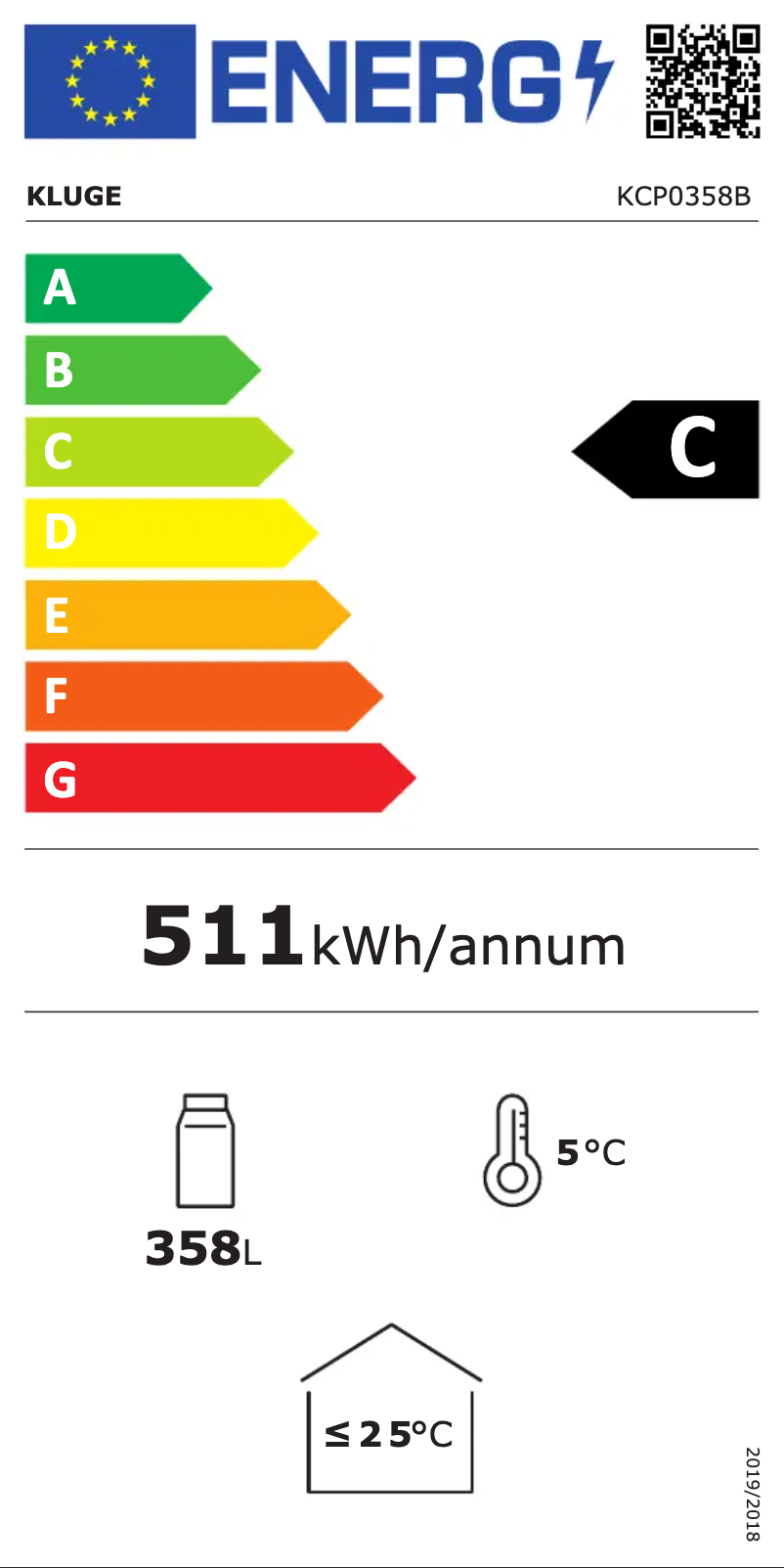Page n°1 - Manuel utilisateur Kluge KCP0358B