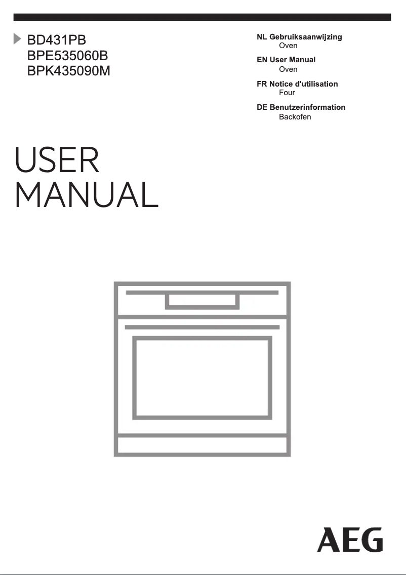 Image de la première page du manuel de l'appareil BPE535060B