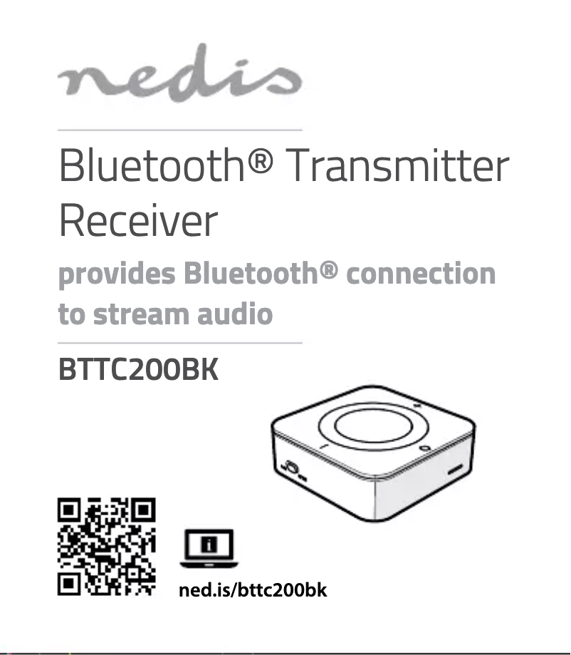 Image de la première page du manuel de l'appareil BTTC200BK