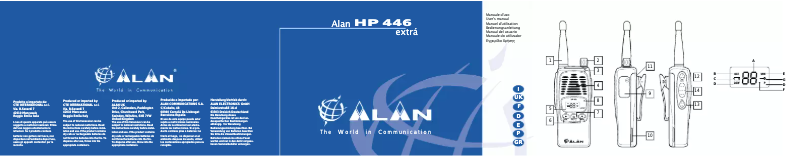 Image de la première page du manuel de l'appareil ALAN HP446