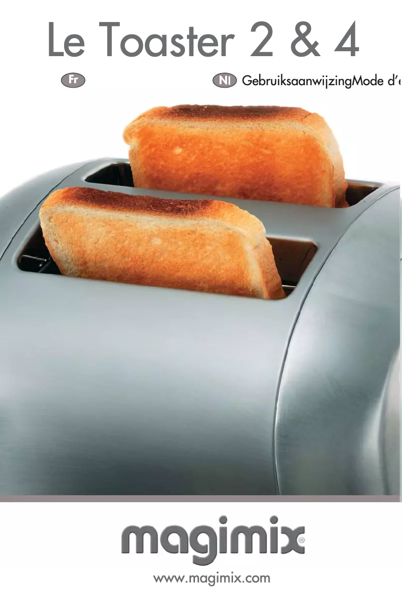 Page 1 de la notice Manuel utilisateur Magimix Le Toaster
