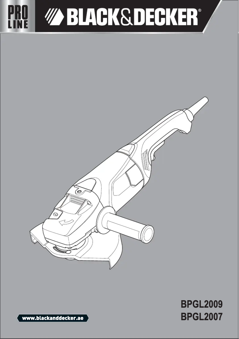 Imagen de la primera página del manual del dispositivo BPGL2007