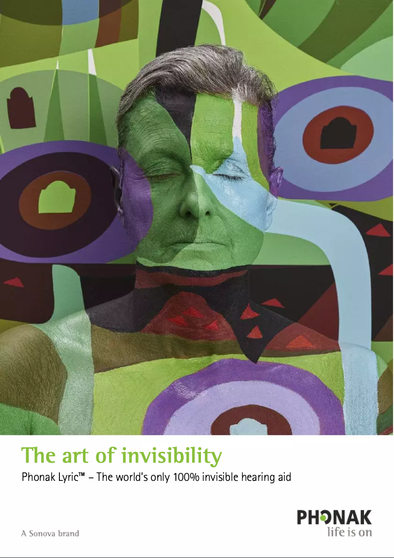 Page 1 de la notice Brochure Phonak Lyric