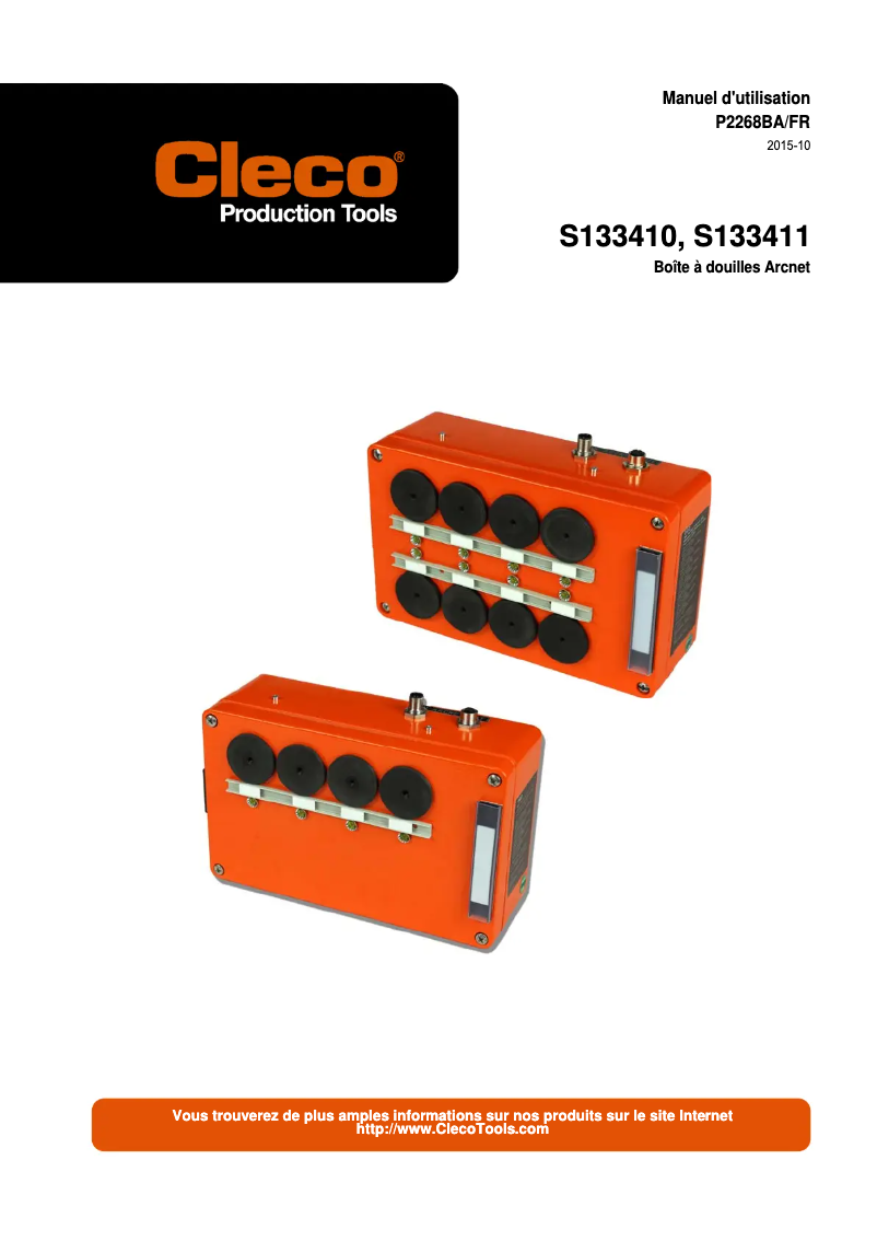 Image de la première page du manuel de l'appareil S133411