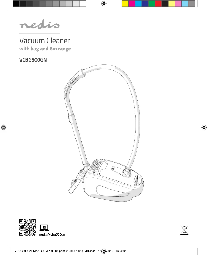 Página 1 del manual Manual de usuario Nedis VCBG500GN