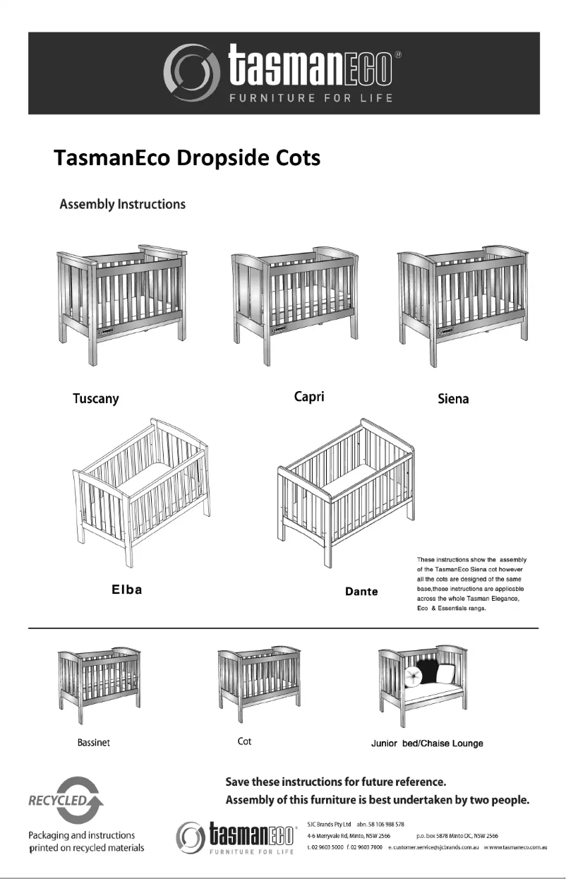 Image de la première page du manuel de l'appareil Elba
