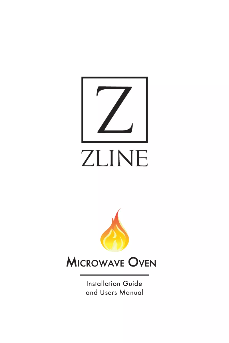 Página 1 del manual Manual de usuario ZLine MWO-OTR