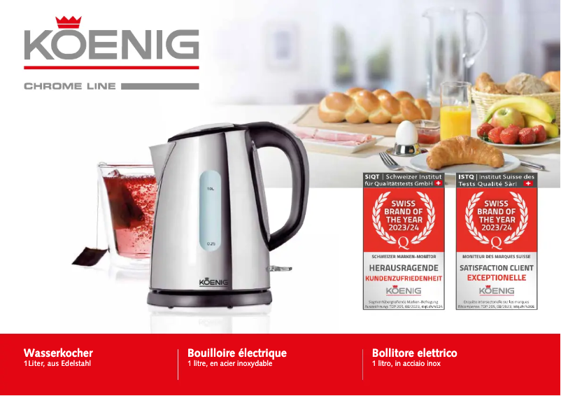 Page 1 de la notice Manuel utilisateur Koenig B02147