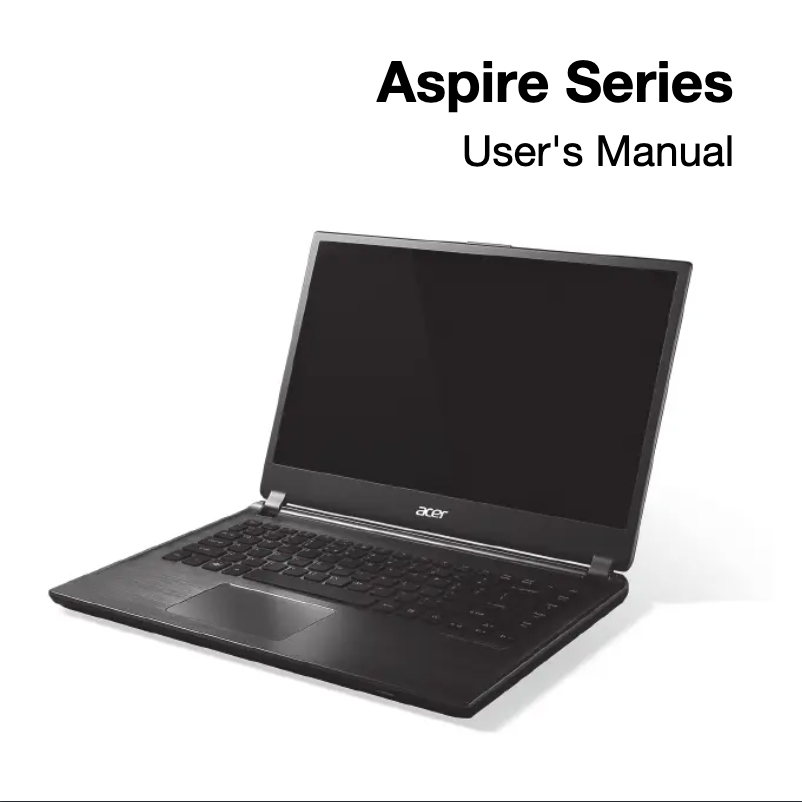 Page 1 de la notice Manuel utilisateur Acer Aspire M5