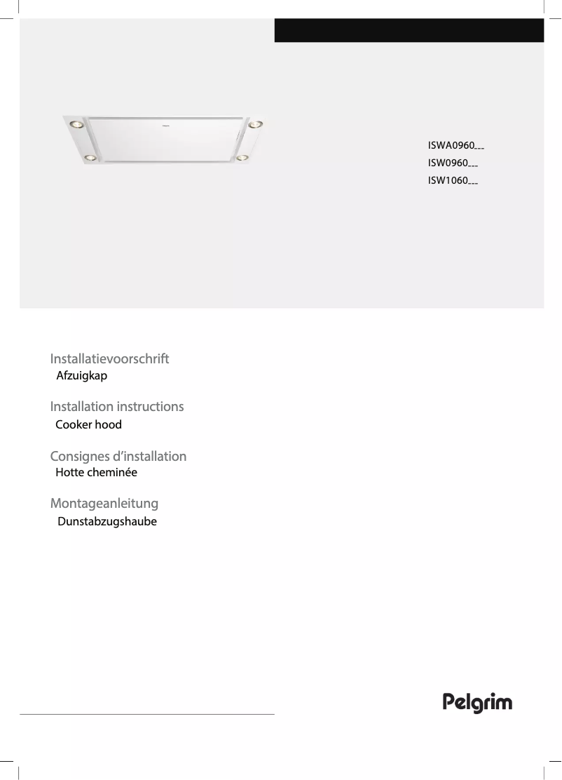 Image de la première page du manuel de l'appareil ISWA0960WIT