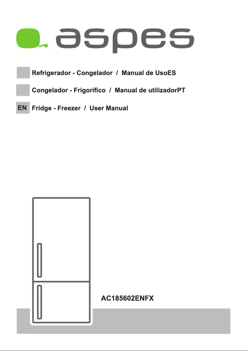 Page 1 de la notice Manuel utilisateur Aspes AC185602ENFX