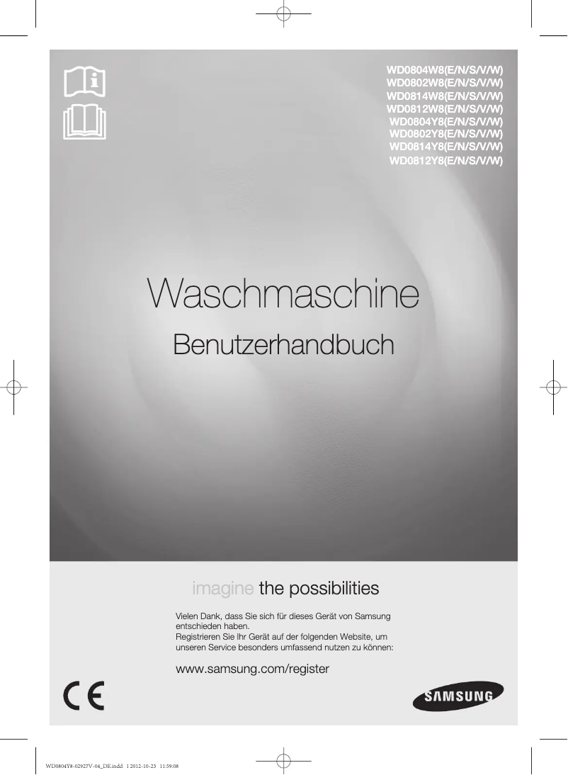 Image de la première page du manuel de l'appareil WD0804Y8E1