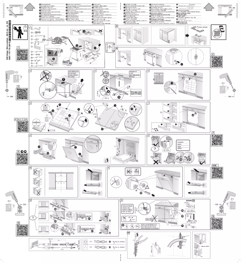 Page 1 de la notice Guide d'installation Gaggenau DI261111