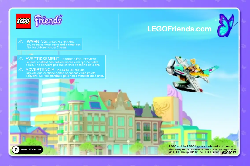 Page n°1 - Manuel utilisateur Lego Friends 3316