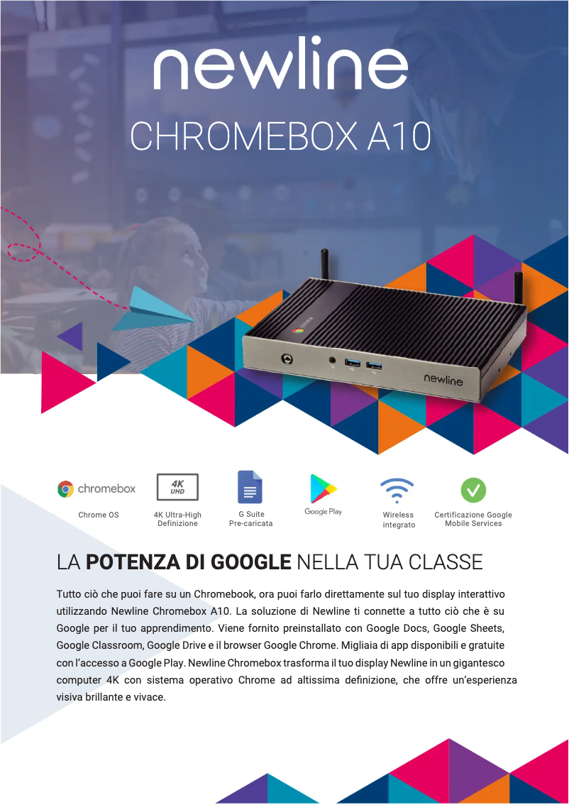 Image de la première page du manuel de l'appareil Chromebox