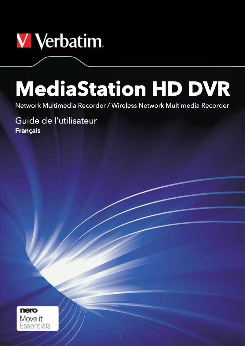 Image de la première page du manuel de l'appareil MediaStation HD DVR