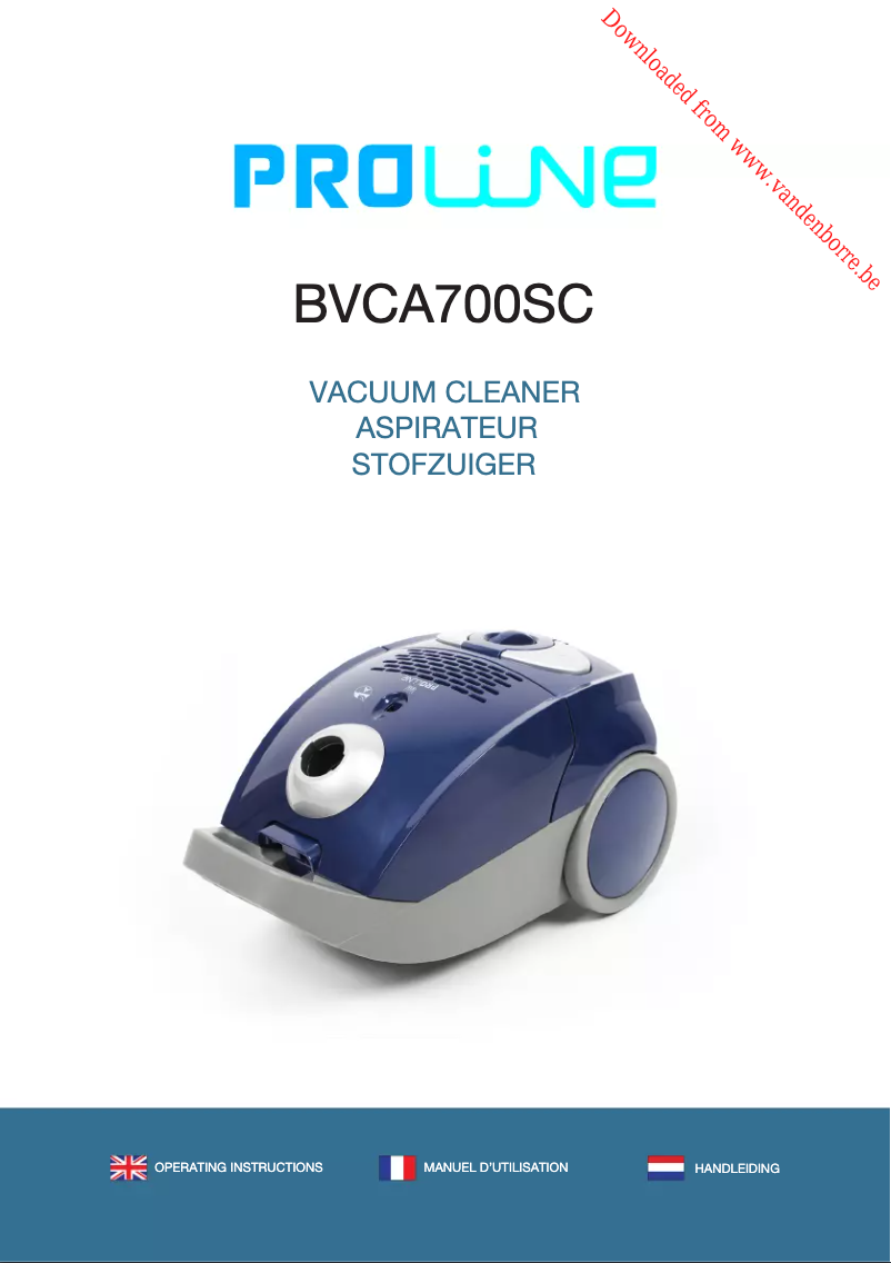 Imagen de la primera página del manual del dispositivo BVCA700SC