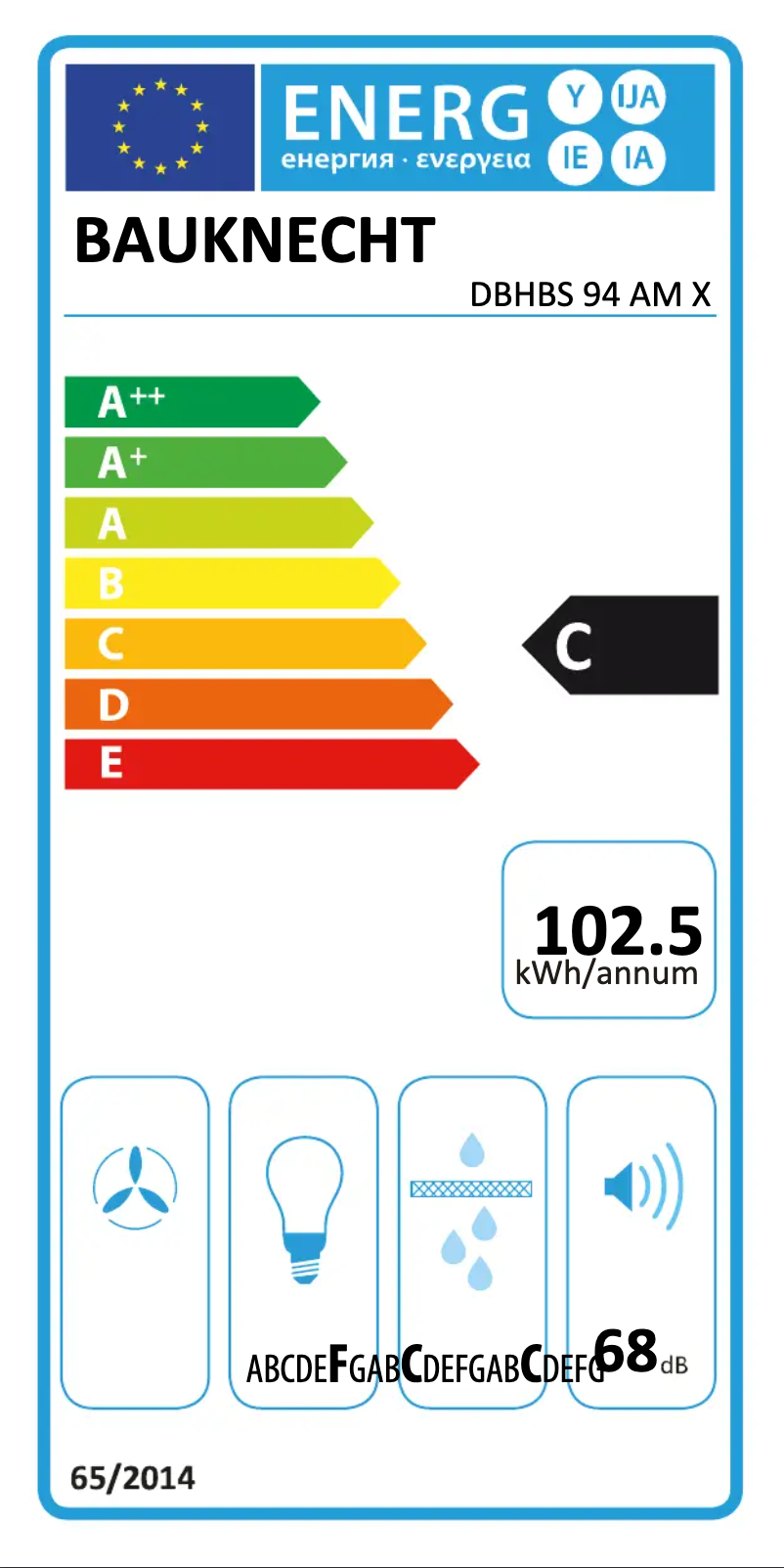 Image de la première page du manuel de l'appareil DBHBS 94 AM X