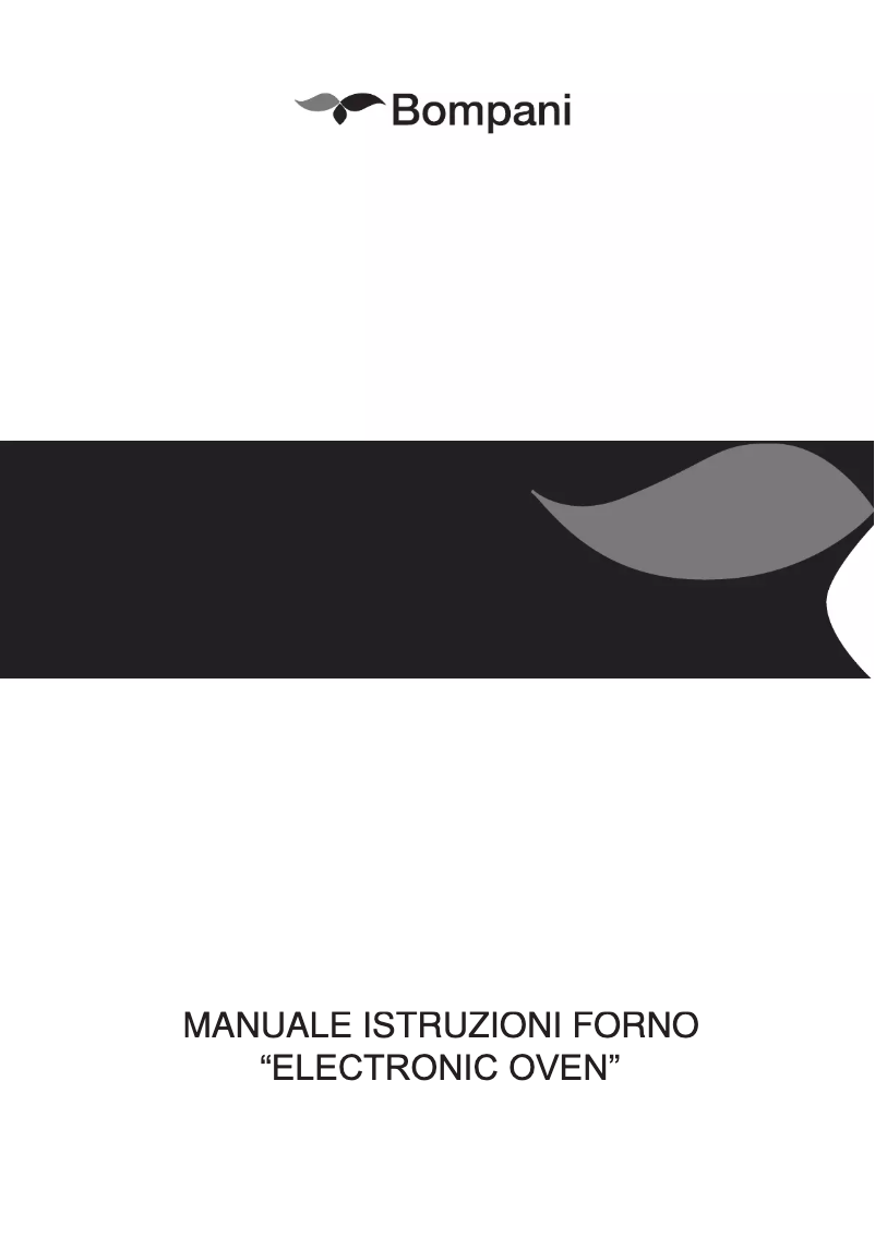 Page n°1 - Manuel utilisateur Bompani BO249CA/E