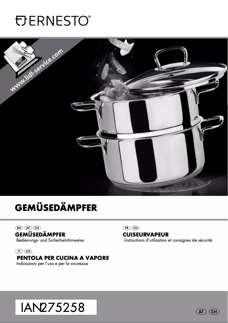 Image de la première page du manuel de l'appareil HG00746032016-1