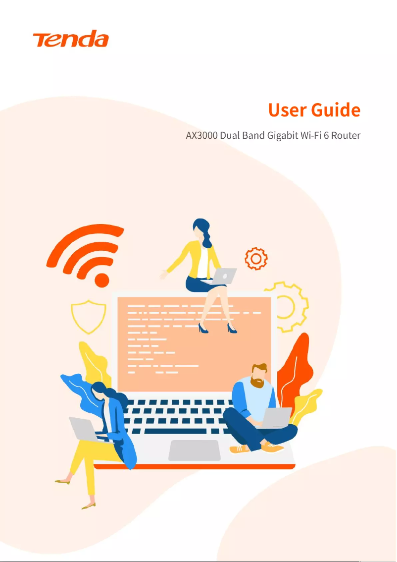 Página 1 del manual Manual de usuario Tenda TX12