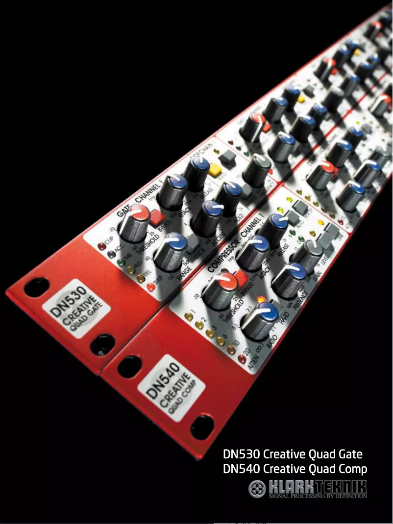 Page 1 de la notice Brochure Klark Teknik DN530