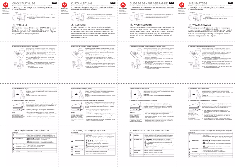 Página 1 del manual Manual de usuario Motorola MBP 169