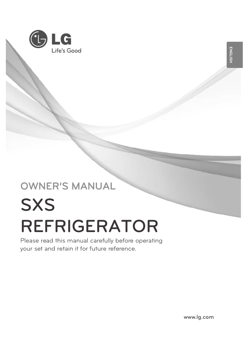 Image de la première page du manuel de l'appareil GS5263SWGV