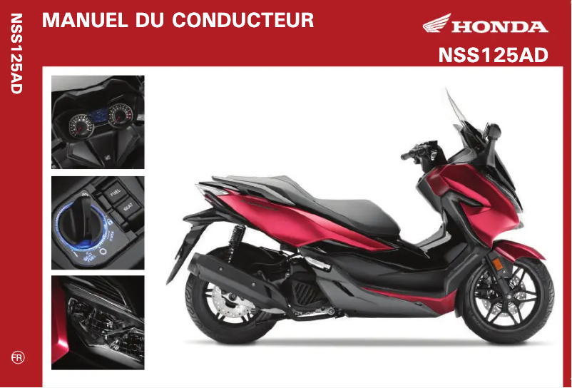 Image de la première page du manuel de l'appareil Forza NSS125AD (2019)