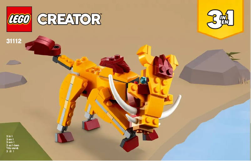 Page n°1 - Manuel utilisateur Lego Creator 31112