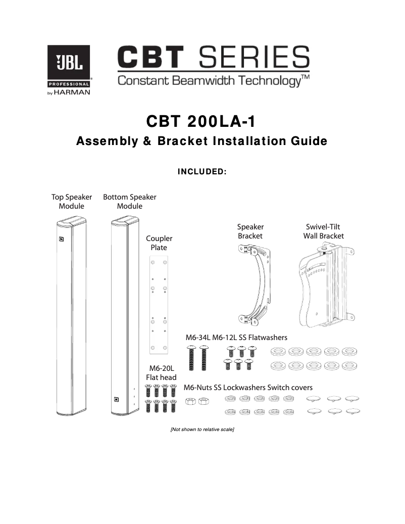 Image de la première page du manuel de l'appareil CBT 200LA-1