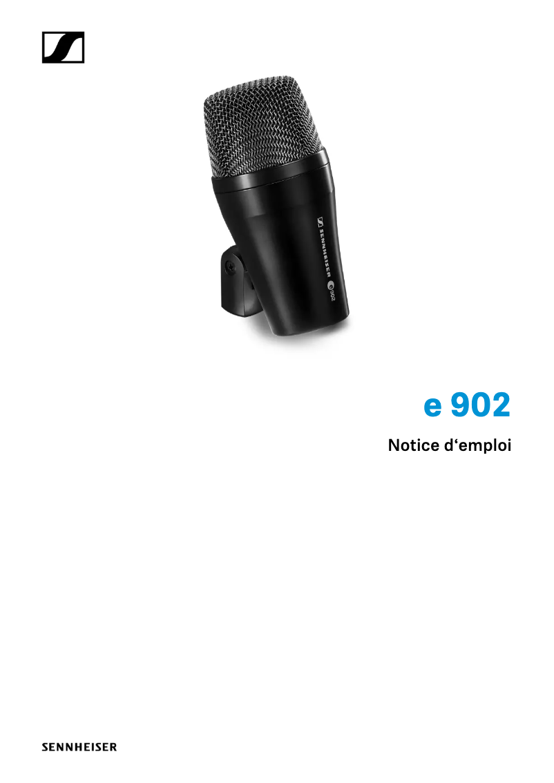 Image de la première page du manuel de l'appareil E 902