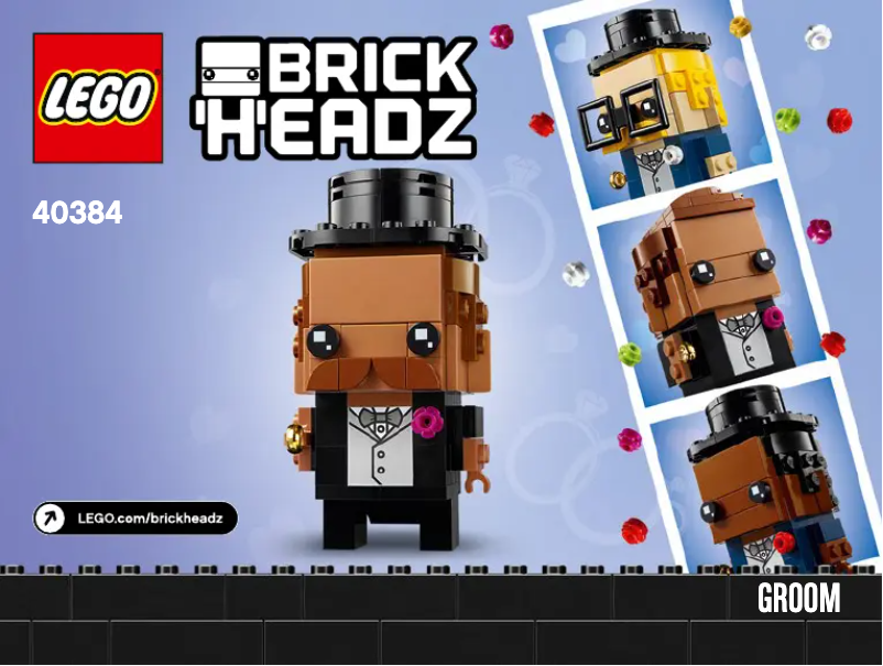 First page image of the manual for Brickheadz 40384