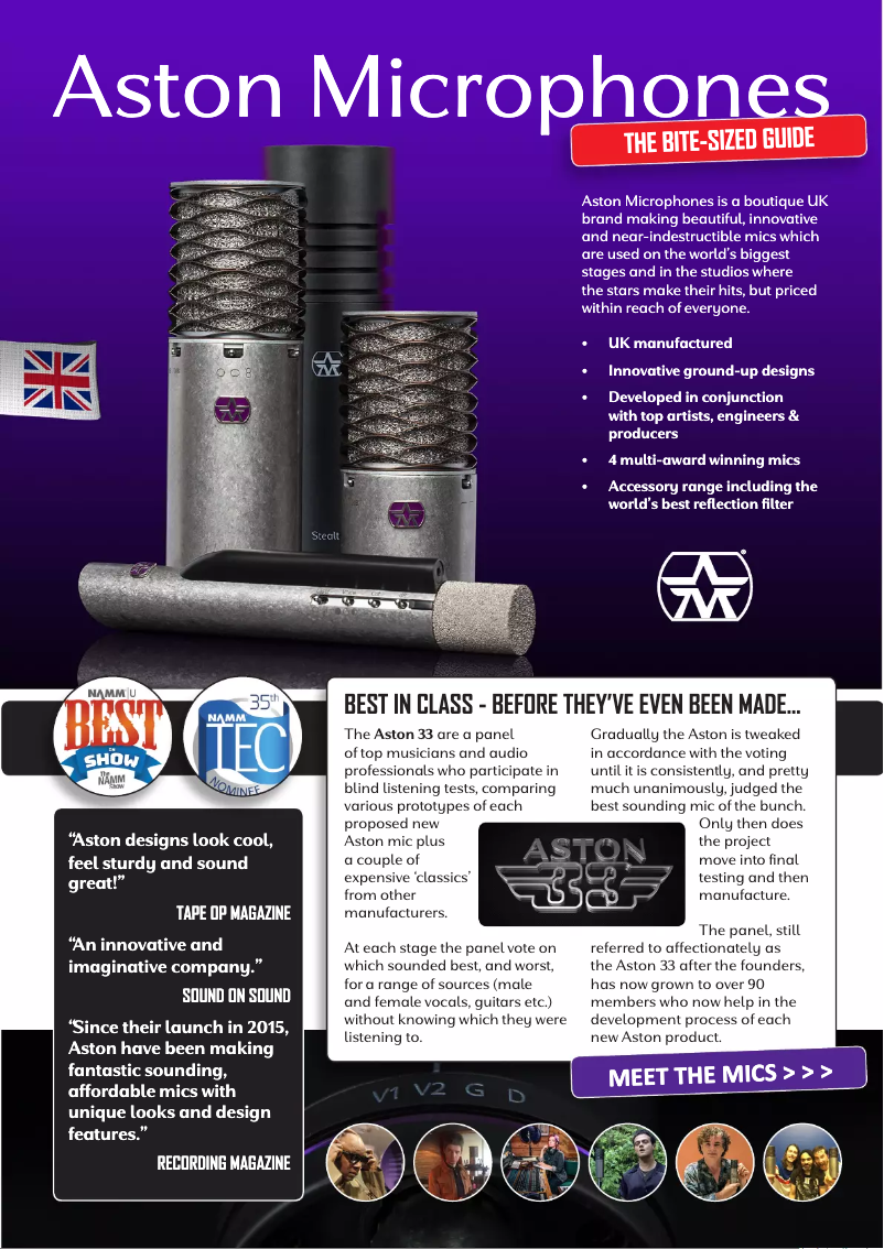 Page n°1 - Manuel utilisateur Aston Swift