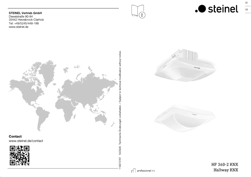 Image de la première page du manuel de l'appareil Hallway KNX