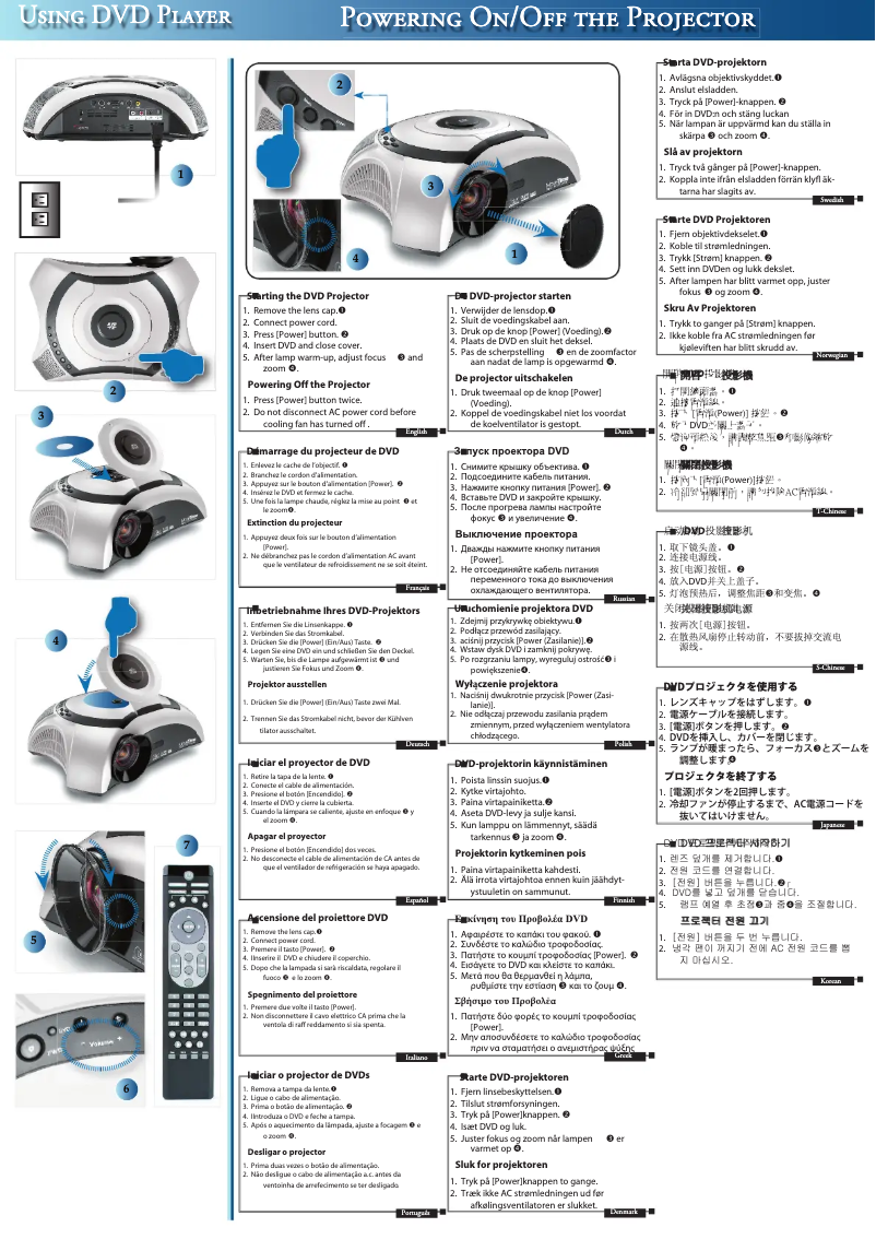 Page n°1 - Manuel utilisateur Optoma MovieTime DV10