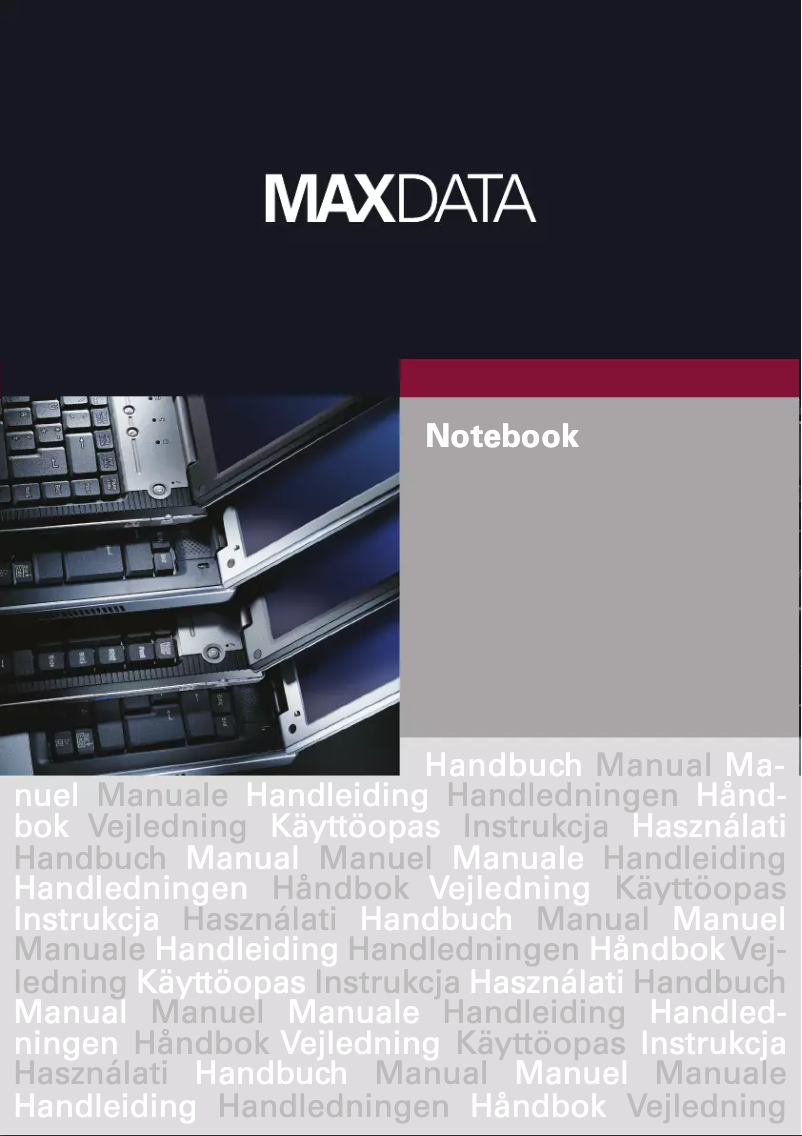 Page n°1 - Manuel utilisateur Maxdata Pro 6110 IW