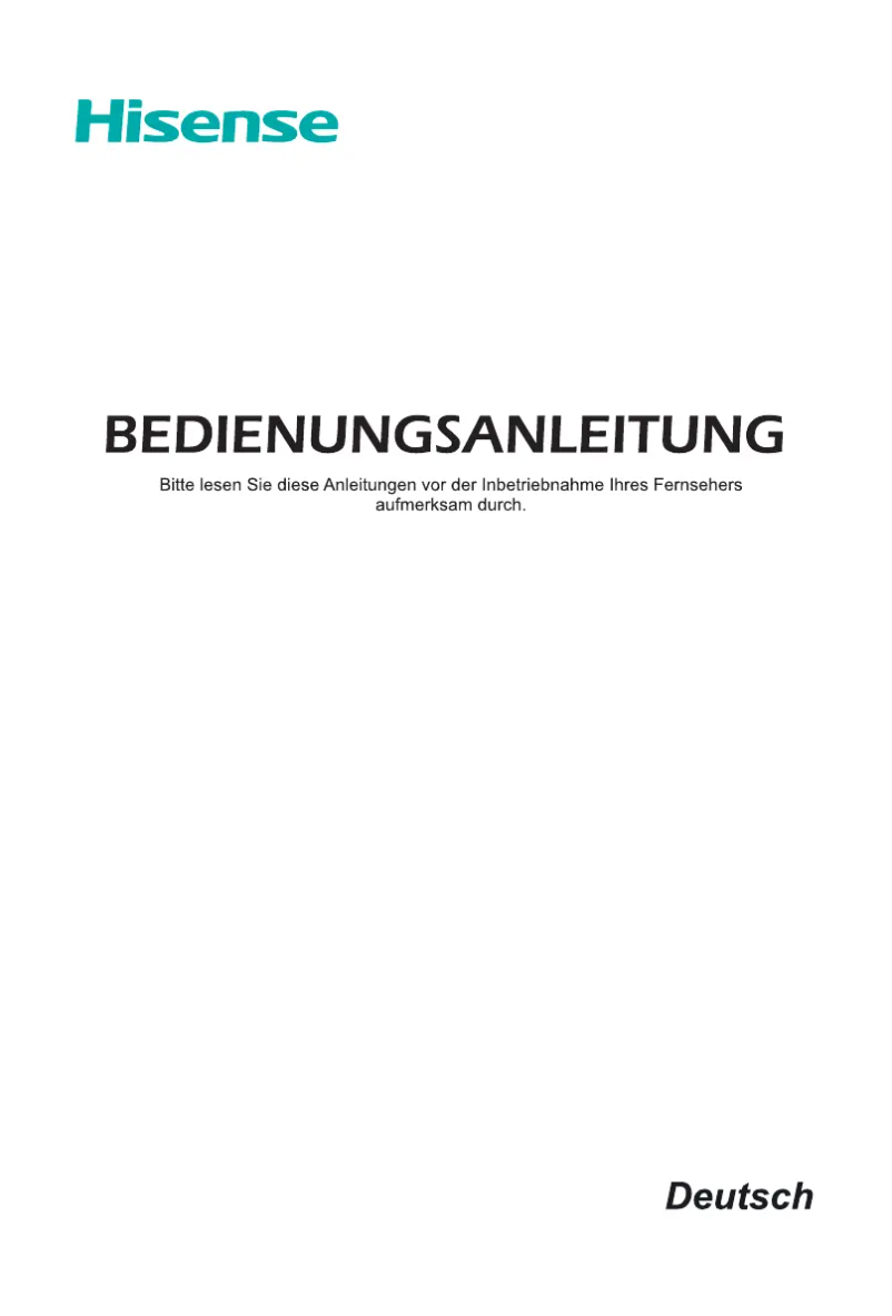 Image de la première page du manuel de l'appareil H65U8B