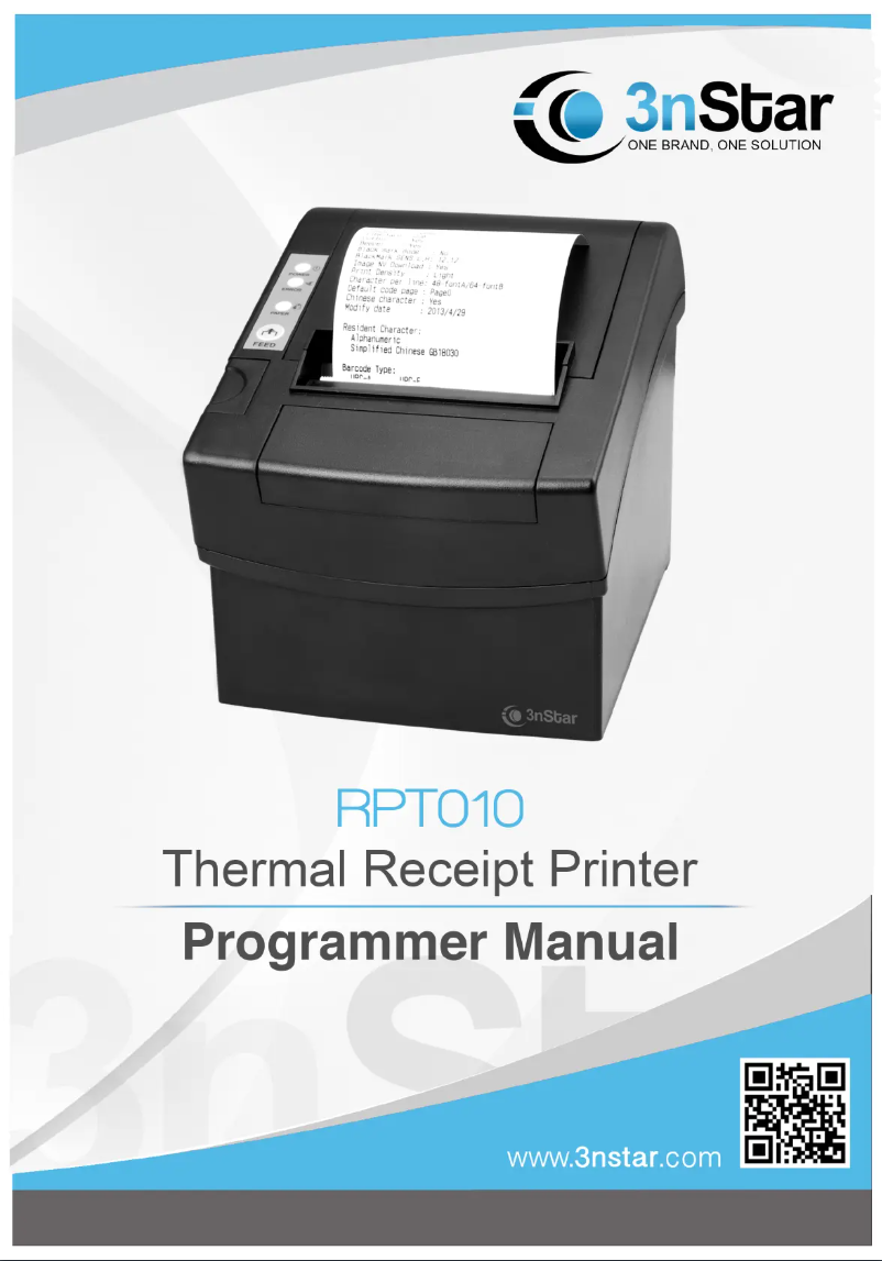 Page 1 of the manual User Manual 3nStar RPT010