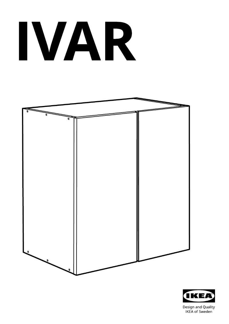 Página 1 del manual Manual de usuario Ikea IVAR 102.150.00