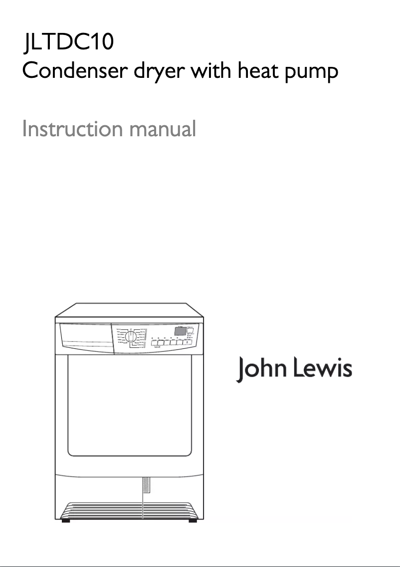 Page n°1 - Manuel utilisateur John Lewis JLTDC 10