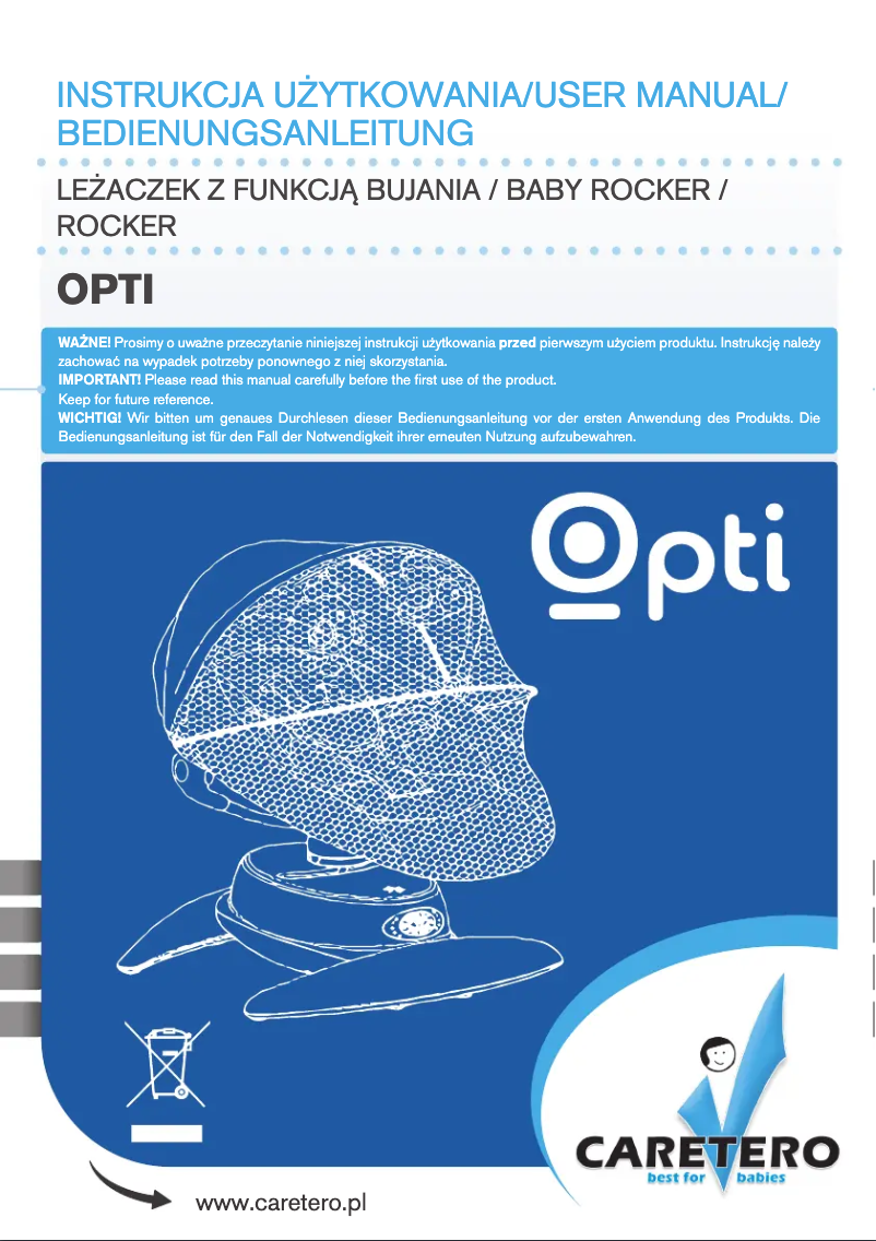 Image de la première page du manuel de l'appareil Opti