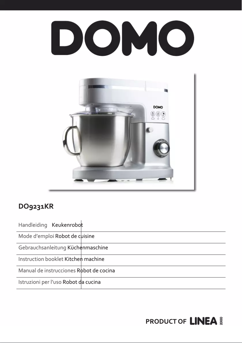 Image de la première page du manuel de l'appareil DO9231KR