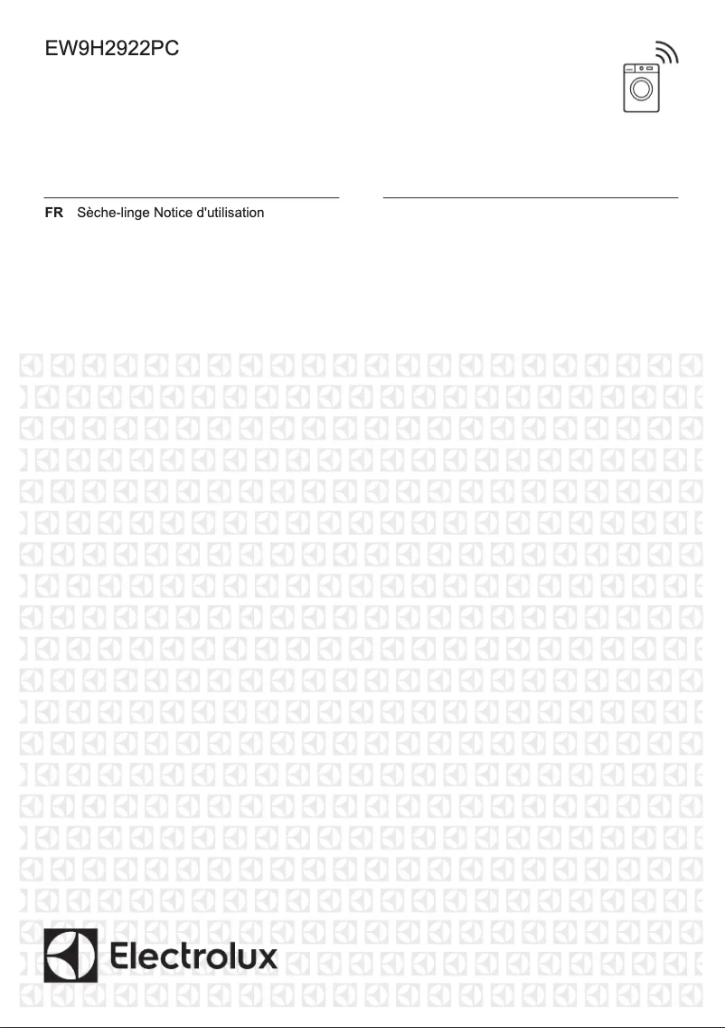 Image de la première page du manuel de l'appareil EW9H2922PC