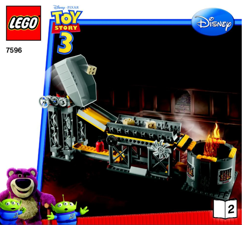 Page n°1 - Manuel utilisateur Lego Toy Story 7596