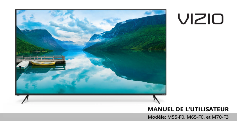 Page 1 de la notice Manuel utilisateur VIZIO M70-F3