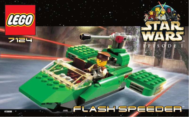 Página 1 del manual Manual de usuario Lego Flash Speeder (TM)